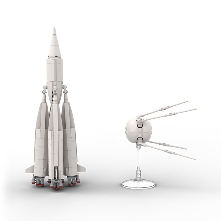 Sputnik 1 & R-7 Rocket 8k71ps M1-1ps 541pcs - ENBRIC