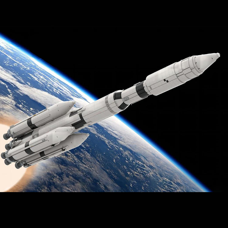 The Ultimate 128cm Saturn V Mlv-25l 5389pcs - ENBRIC