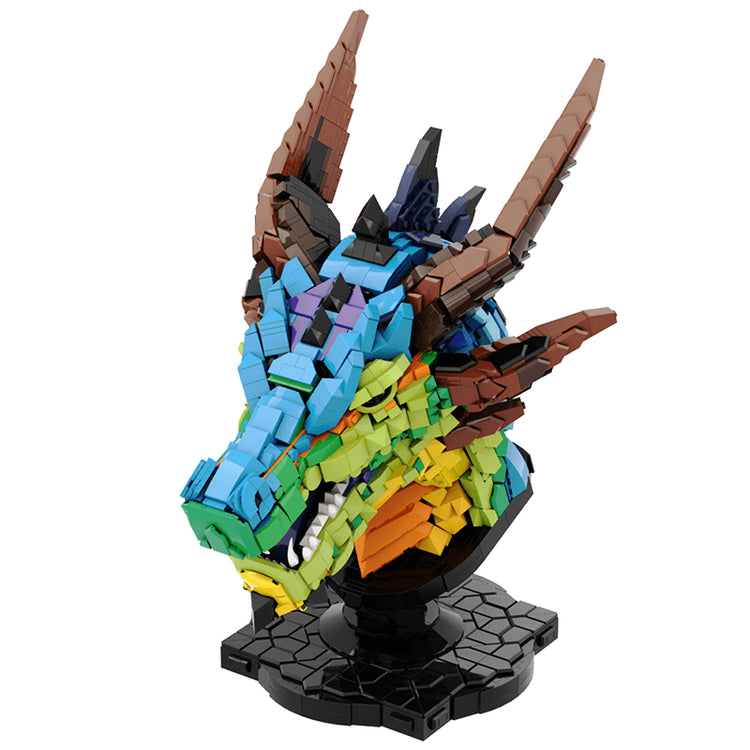 Rainbow Dragon Head 2581pcs - ENBRIC