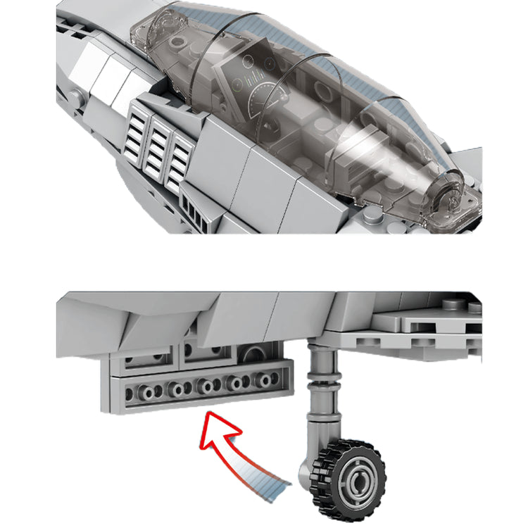 F-22 Raptor 1836pcs - ENBRIC