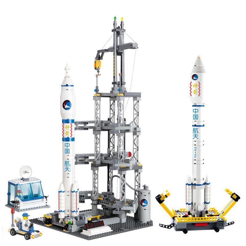 Cz-2f Space Rocket Launch Station 822pcs - ENBRIC