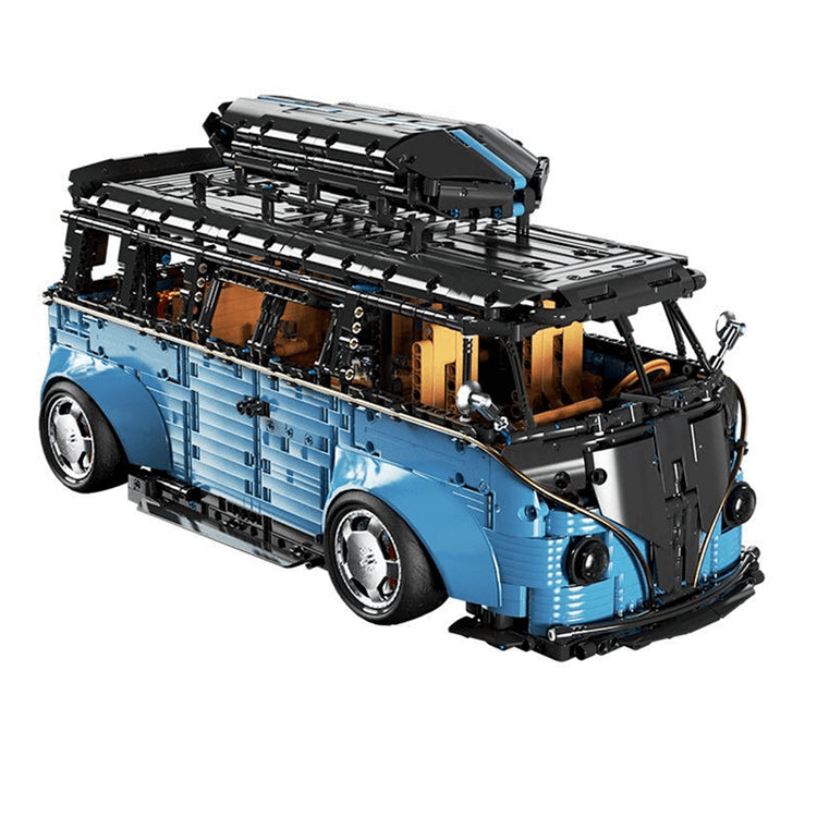 Widebody Satin Blue Campervan 3298pcs - ENBRIC