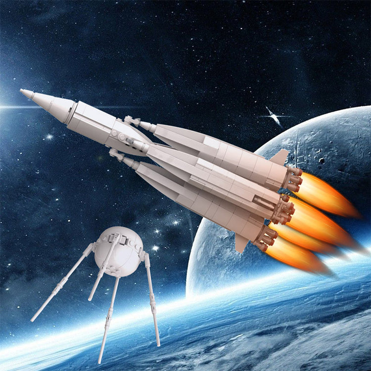 Sputnik 1 & R-7 Rocket 8k71ps M1-1ps 541pcs - ENBRIC