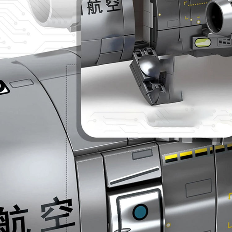 Xi'an Y-20 Cargo Plane 1253pcs - ENBRIC