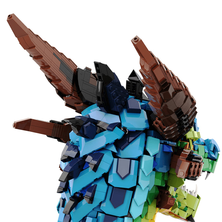 Rainbow Dragon Head 2581pcs - ENBRIC