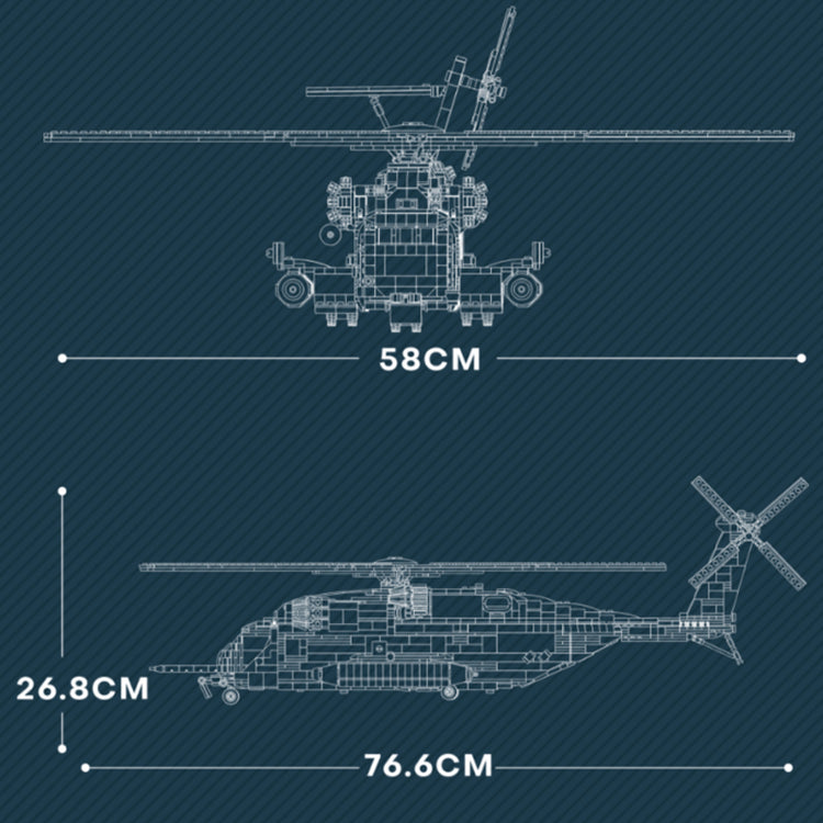 Ch-53 Transport Helicopter 2191pcs - ENBRIC
