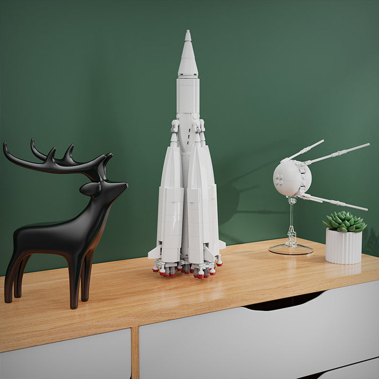 Sputnik 1 & R-7 Rocket 8k71ps M1-1ps 541pcs - ENBRIC