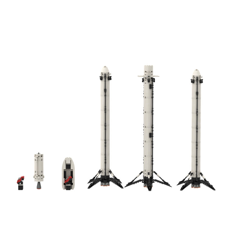 Falcon Heavy Rocket 713pcs - ENBRIC