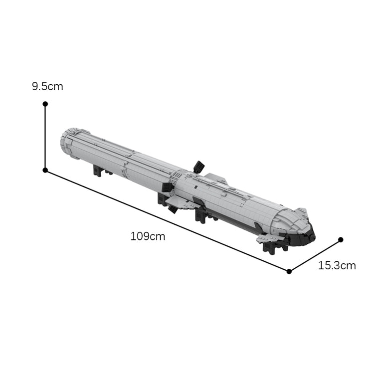 S24/B7 109cm Starship & Super Heavy 3185pcs - ENBRIC