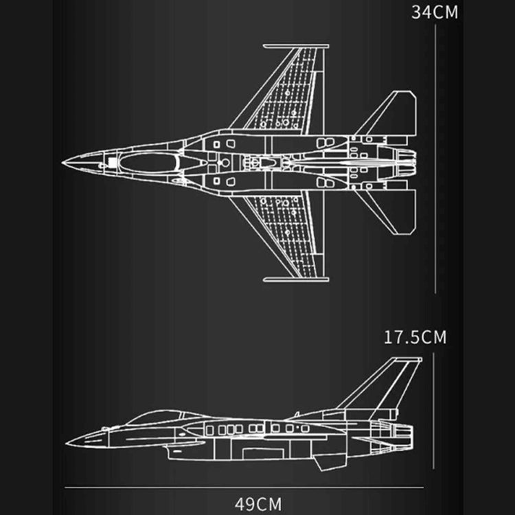F16 Fighter Jet 1426pcs - ENBRIC
