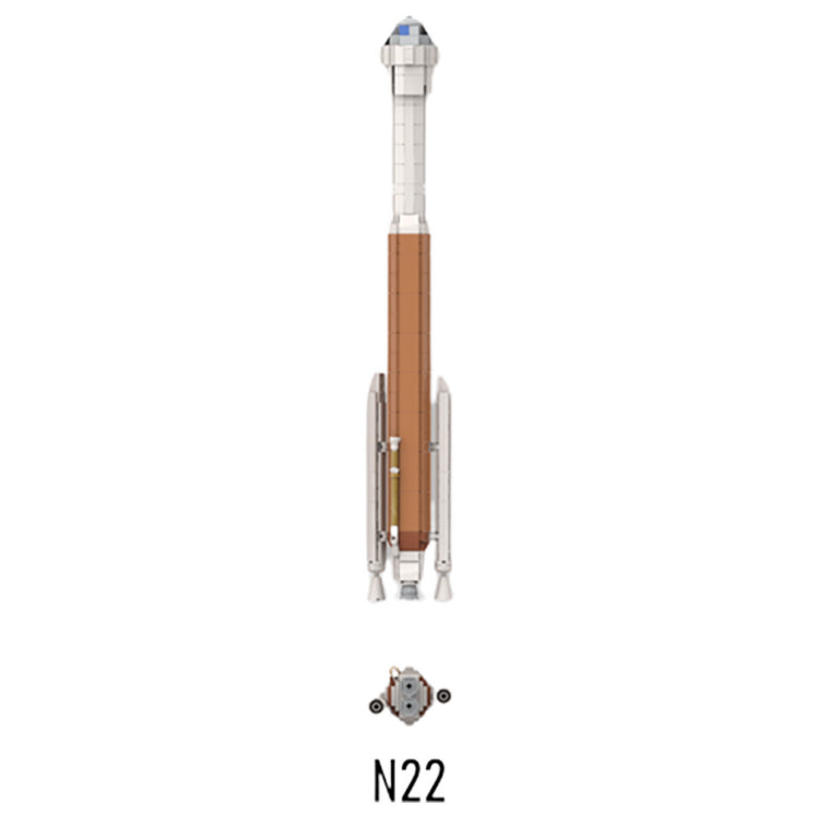 Atlas V N22 With Starliner 628pcs - ENBRIC
