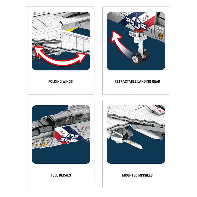 F14 Tomcat 1599pcs - ENBRIC