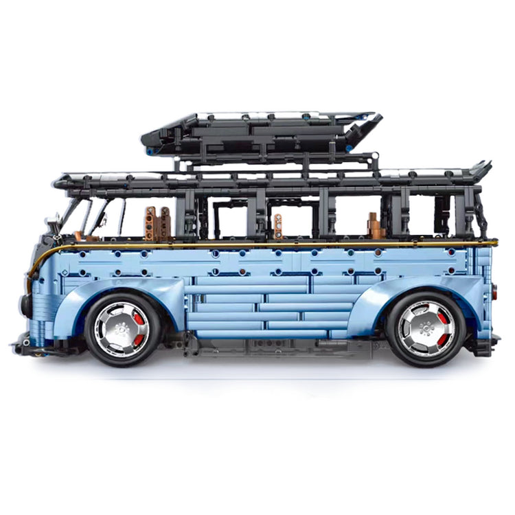 Widebody Satin Blue Campervan 3298pcs - ENBRIC