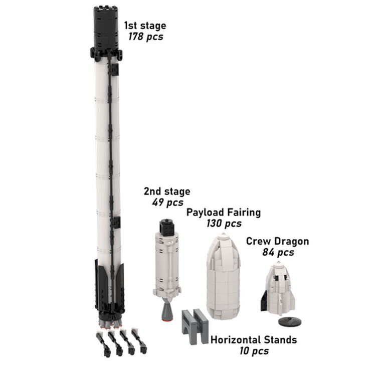 Falcon 9 & Crew Dragon 506pcs - ENBRIC