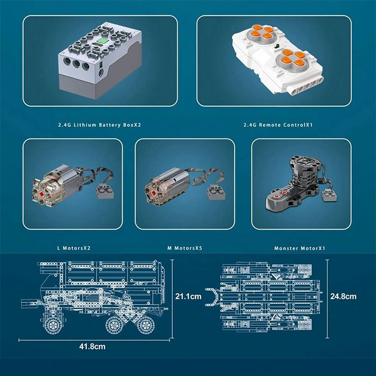 Remote Controlled Mars Buggy 1608pcs - ENBRIC