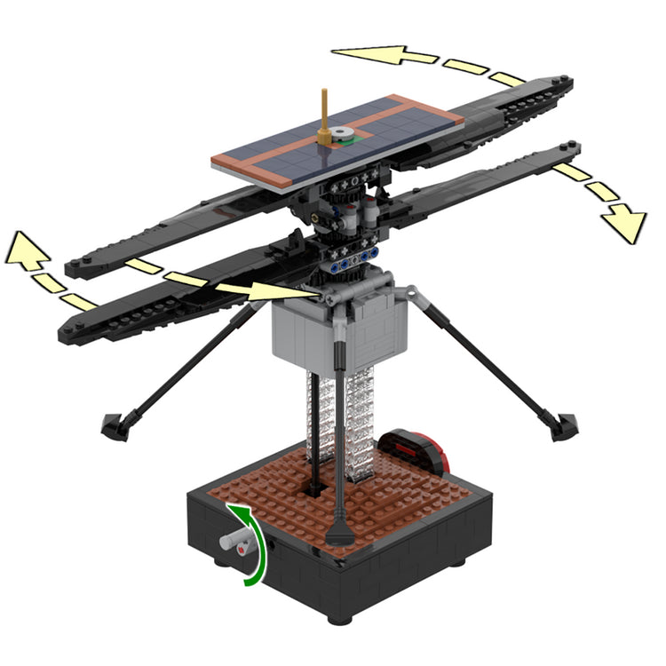 Mars Ingenuity Helicopter 729pcs - ENBRIC