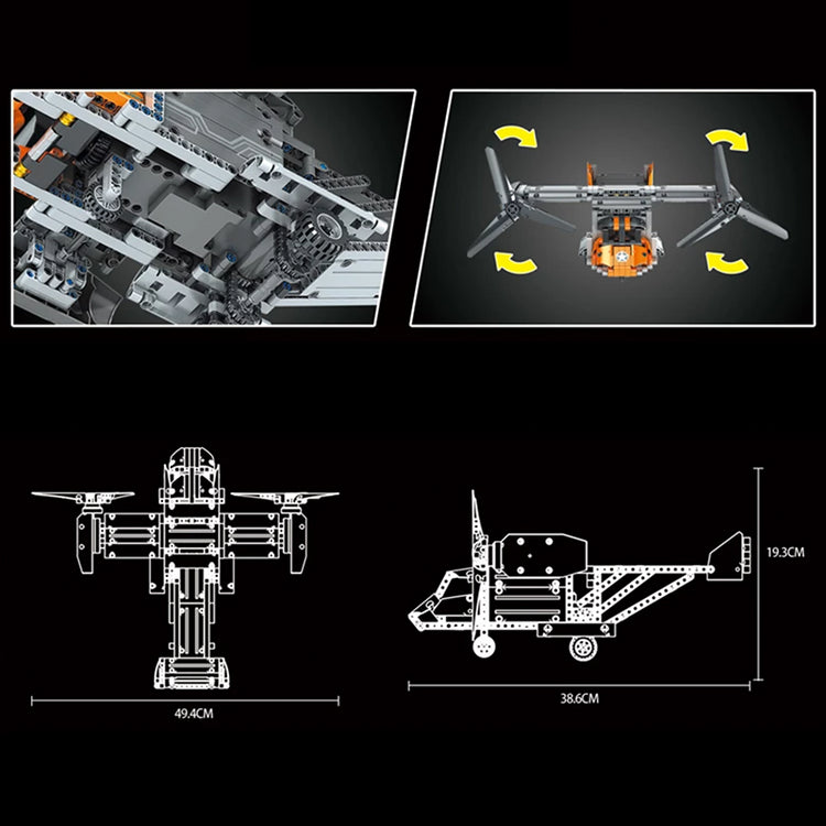 Remote Controlled Plane 587pcs - ENBRIC