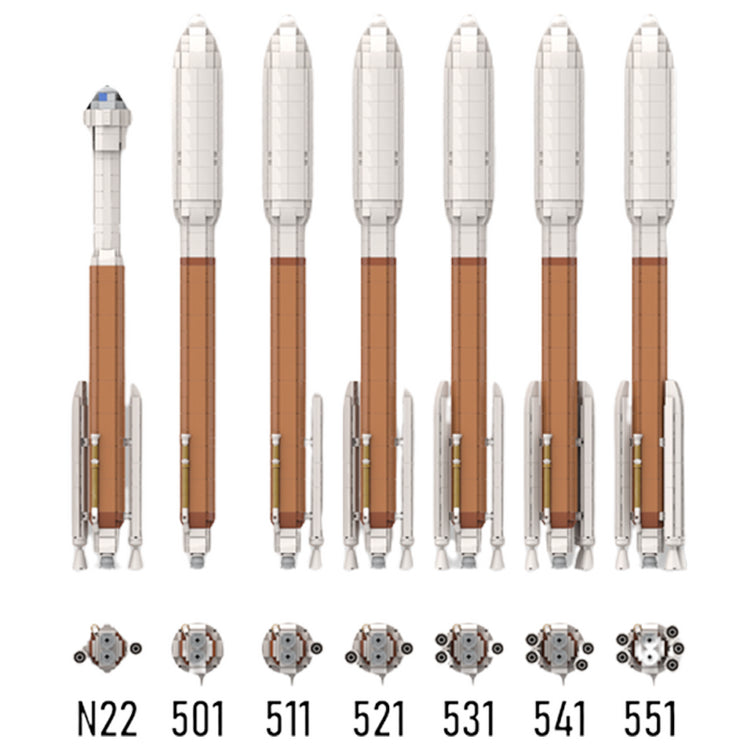 Atlas V Mega Bundle 6496pcs - ENBRIC