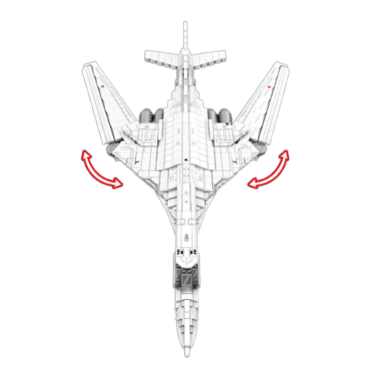 Tu-160 Strategic Bomber 1597pcs - ENBRIC