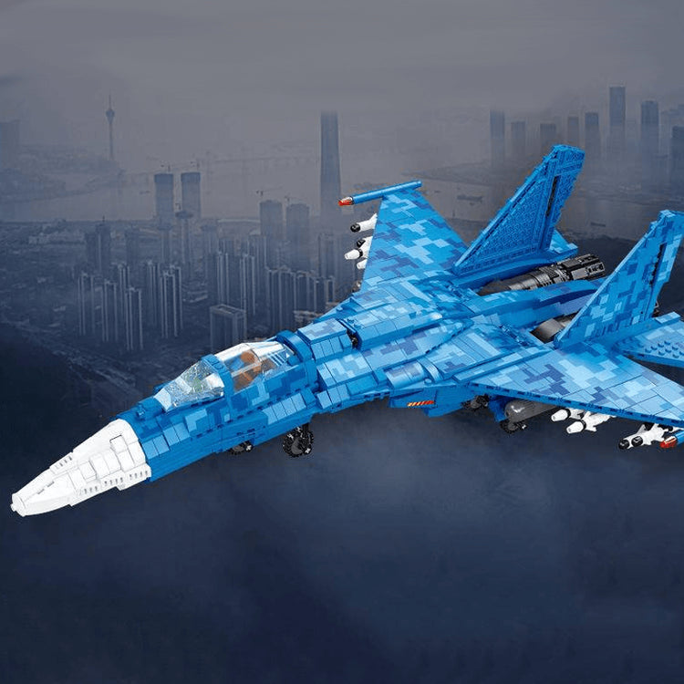 The 63cm Su-35 Fighter 1529pcs - ENBRIC