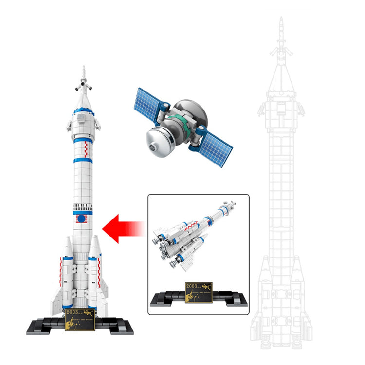 Long March 2f Launch Vehicle 903pcs - ENBRIC