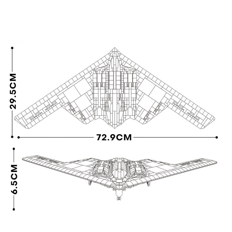 B2 Strategic Bomber 2062pcs - ENBRIC