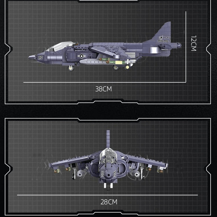 Av-8 Sea Harrier Aircraft 806pcs - ENBRIC