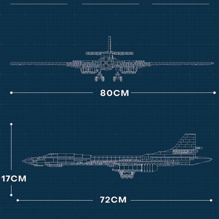 Tu-160 Strategic Bomber 1597pcs - ENBRIC