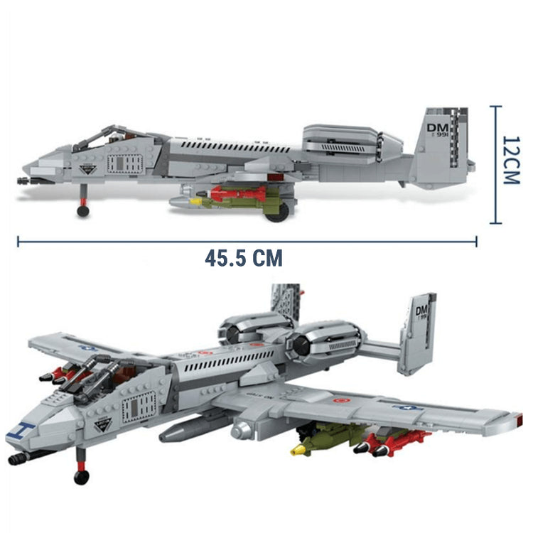 A-10 Ground Attack Aircraft 1049pcs - ENBRIC