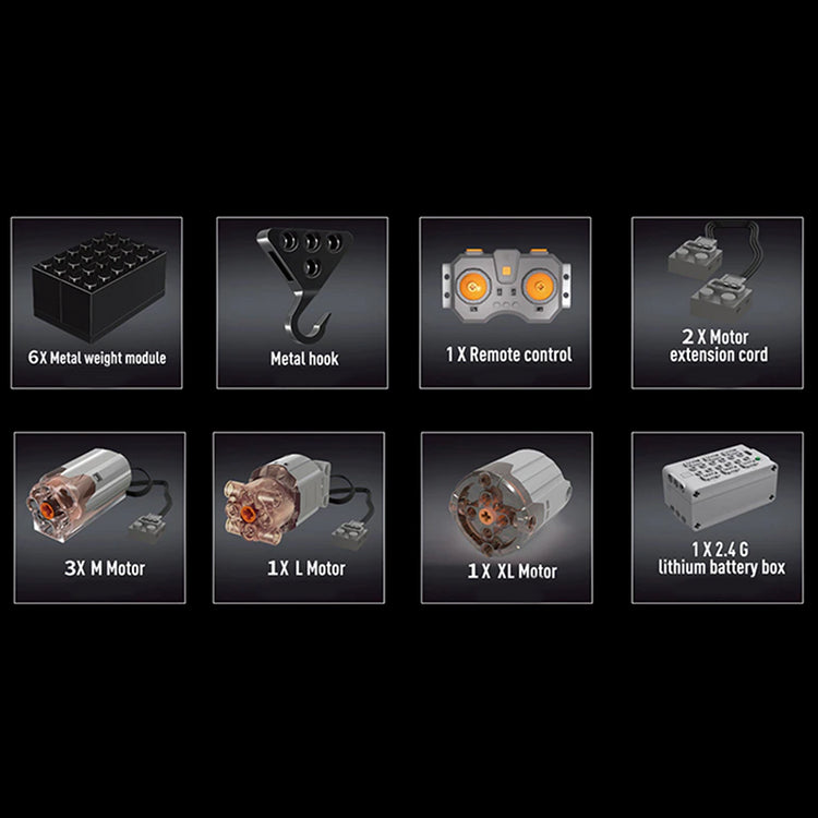 Remote Controlled Crane 4460pcs - ENBRIC