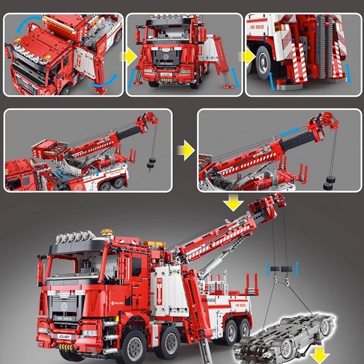 Remote Controlled Fire & Rescue Truck 4419pcs - ENBRIC