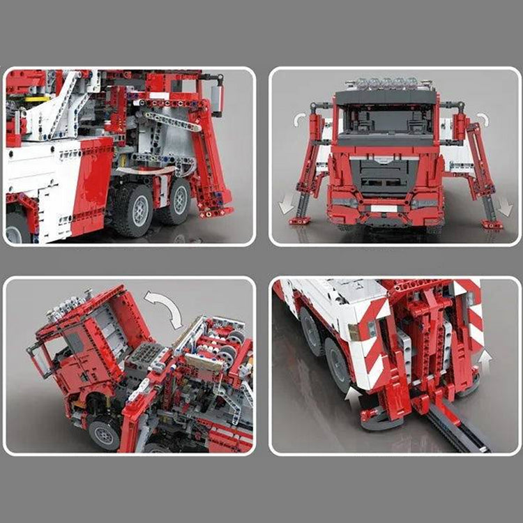 Remote Controlled Fire & Rescue Truck 4419pcs - ENBRIC