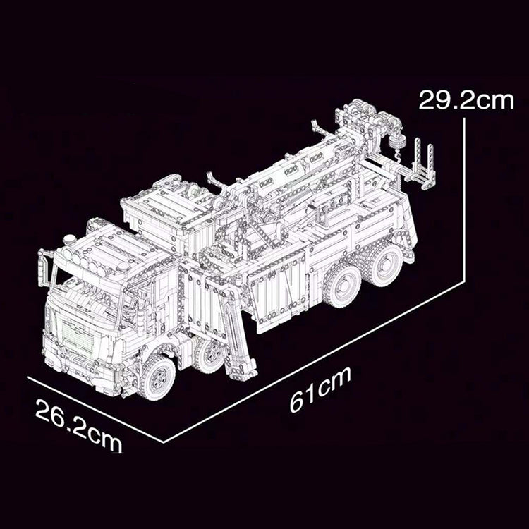 Remote Controlled Fire & Rescue Truck 4419pcs - ENBRIC
