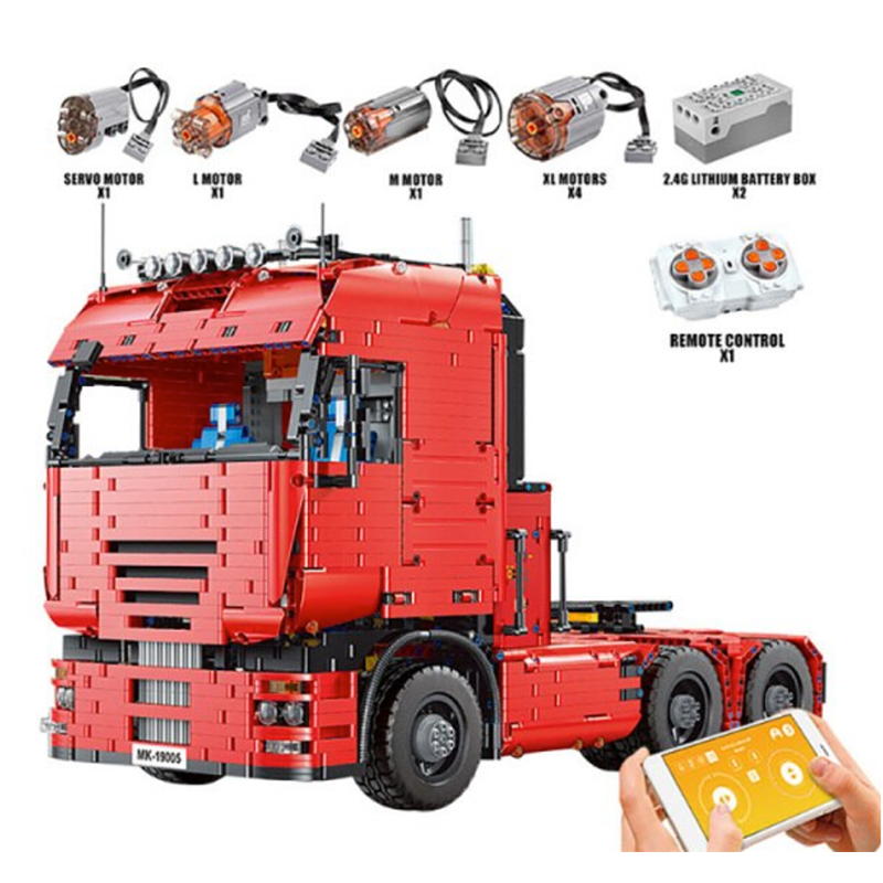 Remote Controlled Truck With Trailer 8193pcs - ENBRIC