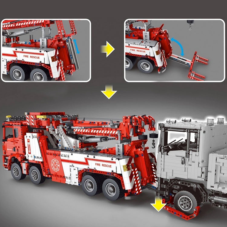 Remote Controlled Fire & Rescue Truck 4419pcs - ENBRIC