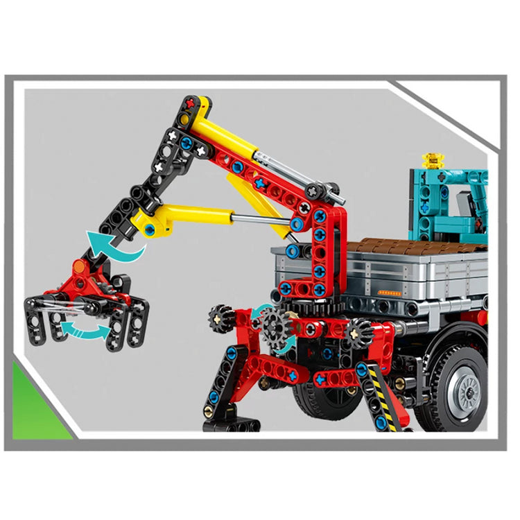 Remote Controlled Logging Unimog 909pcs - ENBRIC