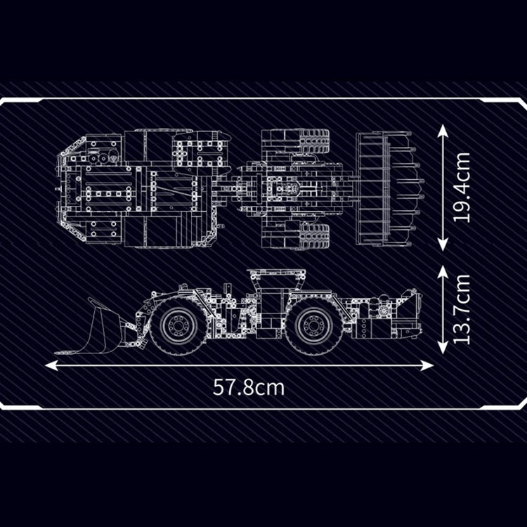Remote Controlled Mine Loader 1395pcs - ENBRIC