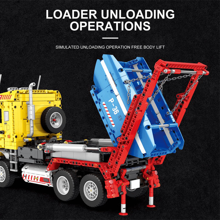 Remote Controlled Skip Dump Truck 1917pcs - ENBRIC