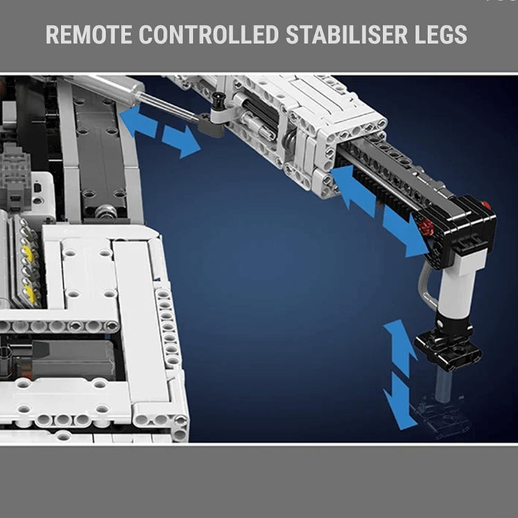 Heavy Duty Remote Controlled Crane V2 8505pcs - ENBRIC