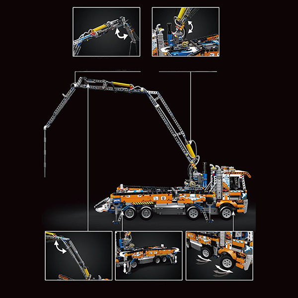Pneumatic Concrete Pump 2105pcs - ENBRIC