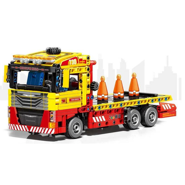 Remote Controlled Flatbed Tow Truck 784pcs - ENBRIC