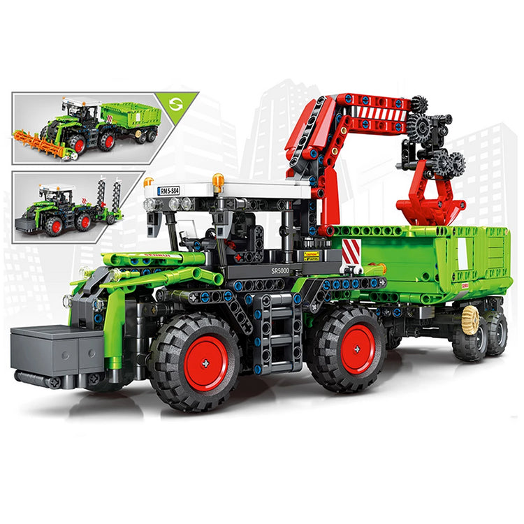 Remote Controlled Harvesting Tractor 1480pcs - ENBRIC