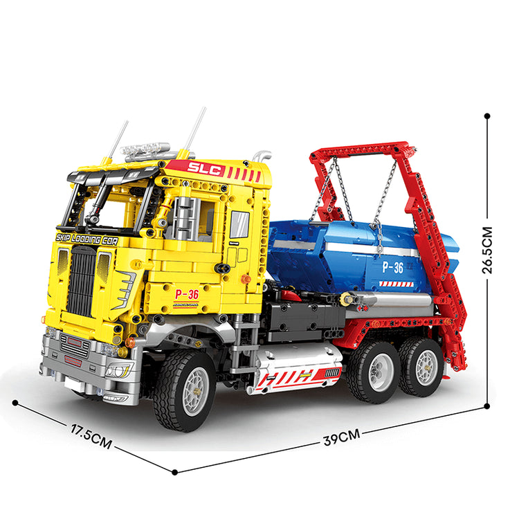Remote Controlled Skip Dump Truck 1917pcs - ENBRIC