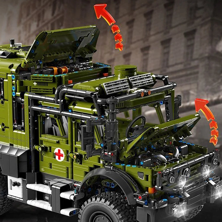 Armoured Military Ambulance 3849pcs - ENBRIC