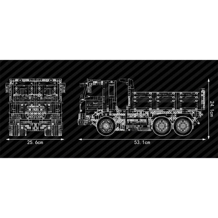 Remote Controlled 3 Way Dump Truck 3205pcs - ENBRIC