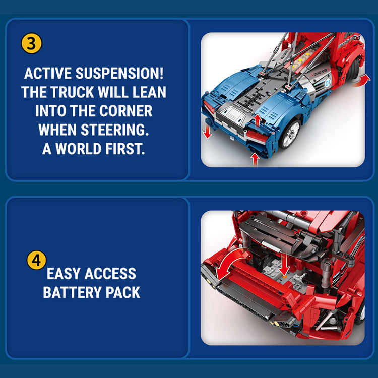 Remote Controlled Race Truck 2115pcs - ENBRIC