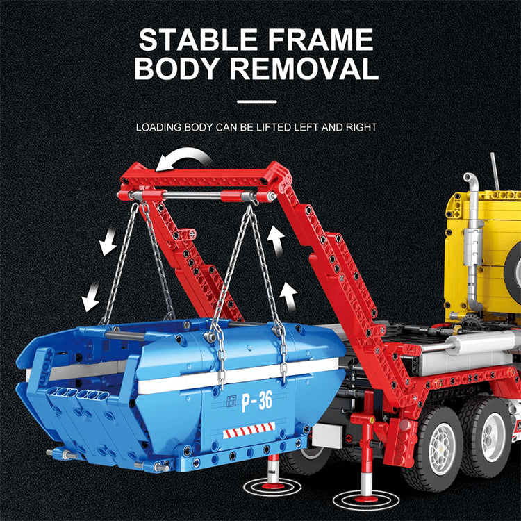 Remote Controlled Skip Dump Truck 1917pcs - ENBRIC