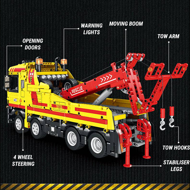 Remote Controlled Tow Truck 1909pcs - ENBRIC