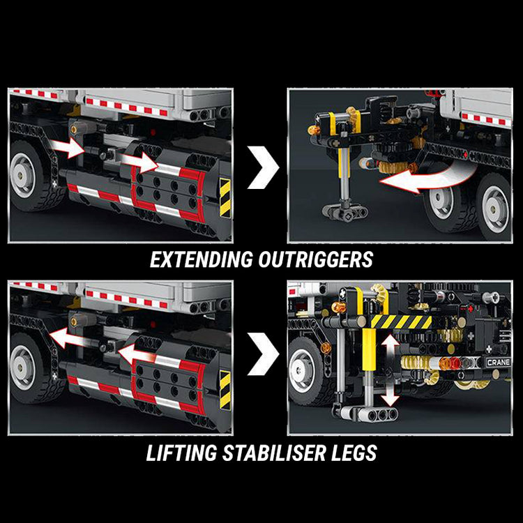 Remote Controlled Crane Truck 2327pcs - ENBRIC