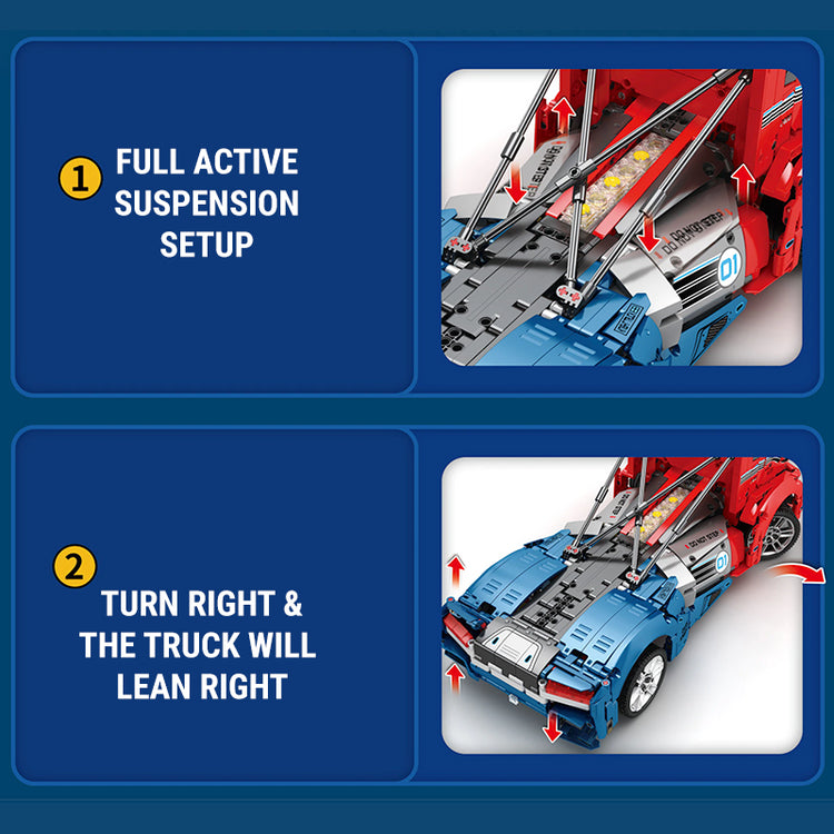 Remote Controlled Race Truck 2115pcs - ENBRIC